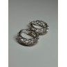 925 Sterling Silver Earrings Length 24 Mm