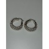 925 Sterling Silver Earrings Length 24 Mm