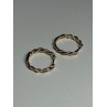 10K YELLOW GOLD  DIAMONDS 0.3 CARAT EARRINGS LENGTH 18 mm