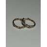 10K YELLOW GOLD  DIAMONDS 0.3 CARAT EARRINGS LENGTH 18 mm