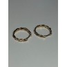 10K YELLOW GOLD  DIAMONDS 0.3 CARAT EARRINGS LENGTH 18 mm