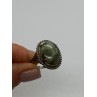 925 Sterling Silver Agate Ring Size 7