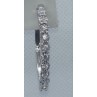 10K WHITE GOLD  DIAMONDS 0.9 CARAT EARRINGS LENGTH 34 mm