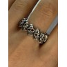 925 STERLING SILVER SKULL CUSTOM RING SIZE 14
