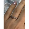 925 Sterling Silver CZ Heart Ring Size 8