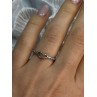 925 Sterling Silver CZ Heart Ring Size 8