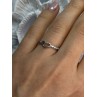 925 Sterling Silver CZ Heart Ring Size 8