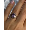 925 Sterling Silver Amethyst Ring Size 7.5