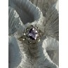 925 Sterling Silver Amethyst Ring Size 7.5