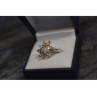 925 Sterling Silver Multicolor CZ Ring Size 9