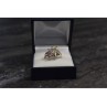 925 Sterling Silver Multicolor CZ Ring Size 9