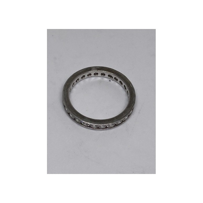 925 Sterling Silver CZ Ring Size 8