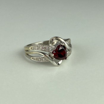 925 Sterling Silver Spinel & CZ 