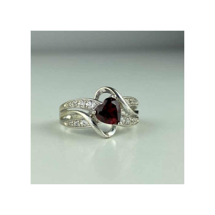 925 Sterling Silver Spinel & CZ 