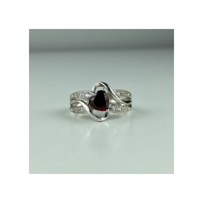 925 Sterling Silver Spinel & CZ 