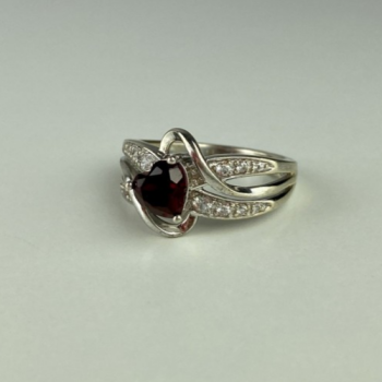 925 Sterling Silver Spinel & CZ 