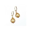 925 Sterling Silver Yellow Tourmaline Earrings