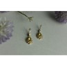 925 Sterling Silver Yellow Tourmaline Earrings
