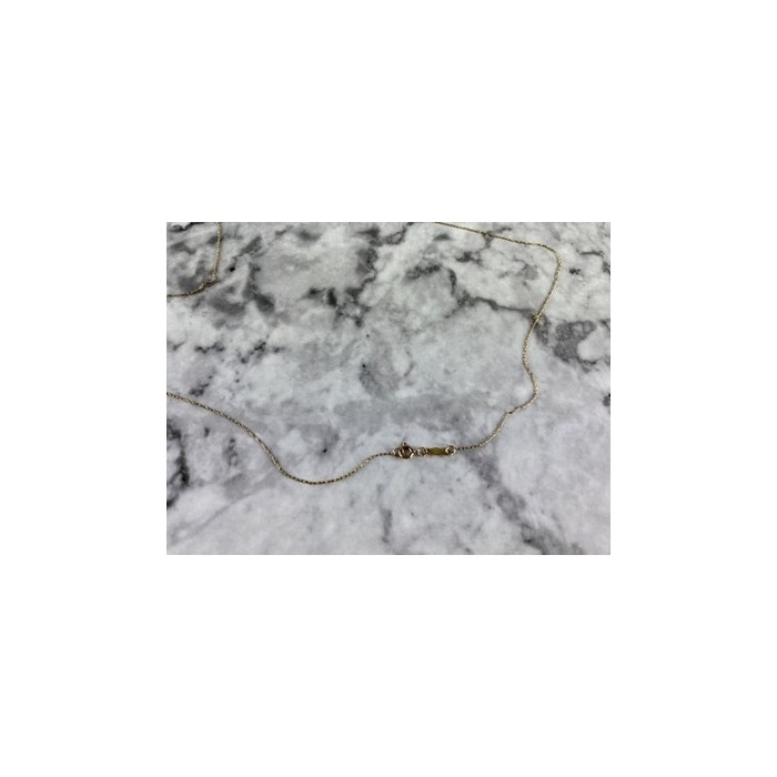 10K Yellow Gold Chain 20 In