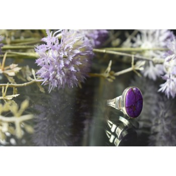 925 Sterling Silver Sodalite Ring Size 6.5