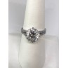 925 Sterling Silver CZ Ring Size 7.75