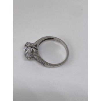 925 Sterling Silver CZ Ring Size 7.75