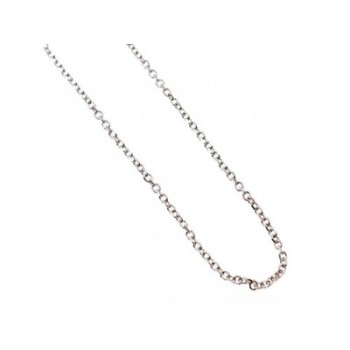 14 White Gold Chain 16.1 In