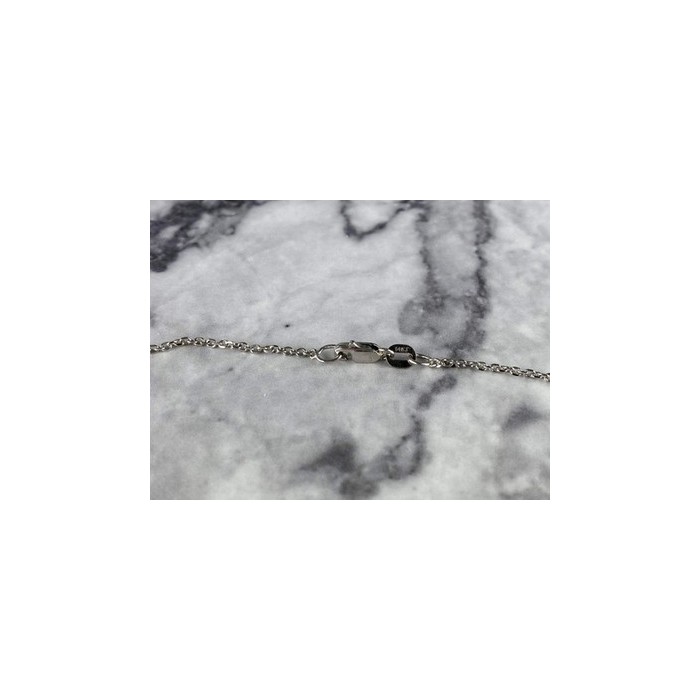 14 White Gold Chain 16.1 In