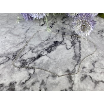 14 White Gold Chain 16.1 In