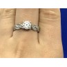 925 Sterling Silver CZ Ring Size 8