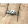 925 Sterling Silver CZ Ring Size 8