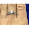925 Sterling Silver CZ Ring Size 8