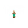 10K YELLOW GOLD EMERALD & DIAMOND PENDANT