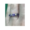 925 Sterling Silver Amethyst Ring Size 6.5
