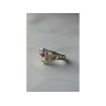 925 Sterling Silver Amethyst Openwork Ring Size 6.5