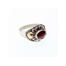 Vintage 925 Sterling Silver Agate Ring Size 8.5
