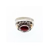 Vintage 925 Sterling Silver Agate Ring Size 8.5