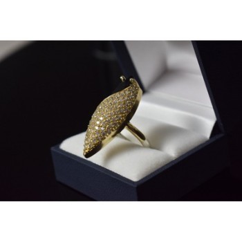 925 STERLING SILVER BLACK ALPANITE & CZ RING SIZE 9