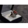 925 Sterling Silver Spinel & Goshenite Ring Size 10