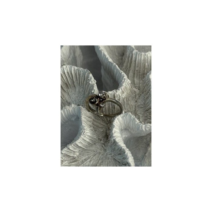 925 Sterling Silver Beryl Ring Size 7