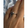 925 Sterling Silver Beryl Ring Size 7
