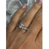 925 Sterling Silver CZ Ring Size 7.5