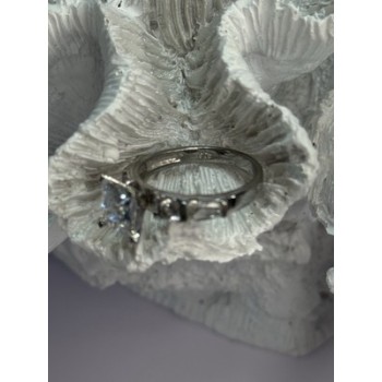 925 Sterling Silver CZ Ring Size 7.5