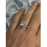 925 Sterling Silver CZ Ring Size 7.5