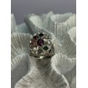 925 Sterling Silver Ruby & Multicolor Gemstones Ring Size 8
