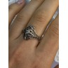 925 Sterling Silver Beryl Ring Size 8