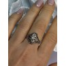 925 Sterling Silver Beryl Ring Size 8