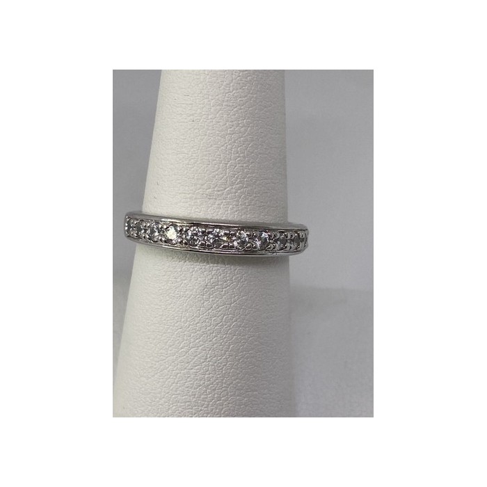 925 Sterling Silver CZ Ring Size 7.75