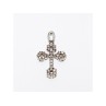 18K WHITE GOLD DIAMONDS PENDANT CROSS