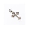 18K WHITE GOLD DIAMONDS PENDANT CROSS